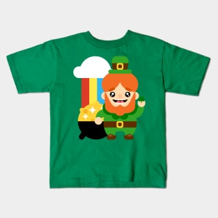 Leprechaun, St Patrick's Day, Irish Kids T-Shirt